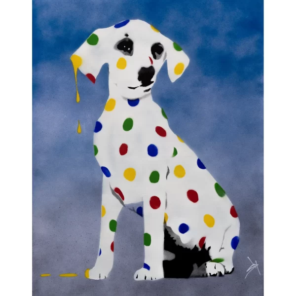 Damien's dotty, spotty, puppy dawg