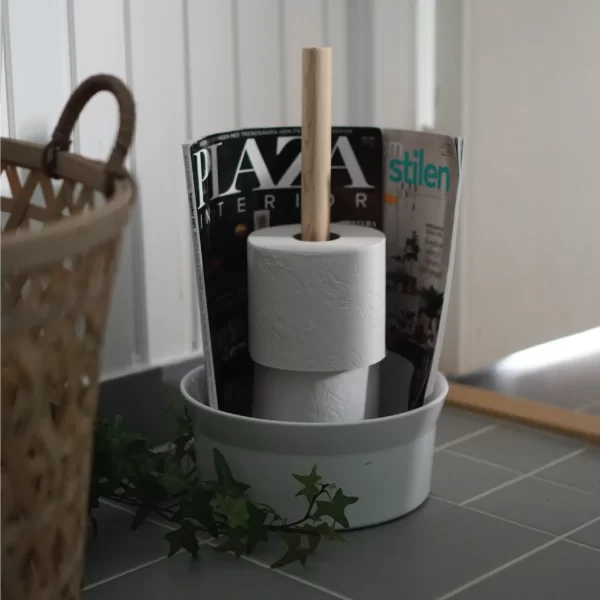 Tualetinio popieriaus ir žurnalų laikiklis Toilet Paper Holder / Magazine Rack