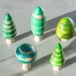 Bajo Forest Set — medinis miško rinkinys, detalės