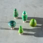 Bajo Forest Set — medinis miško rinkinys, iš arti