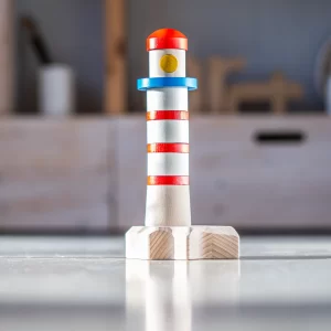 Bajo Toy Lighthouse — medinis dekoras žaidimas švyturys