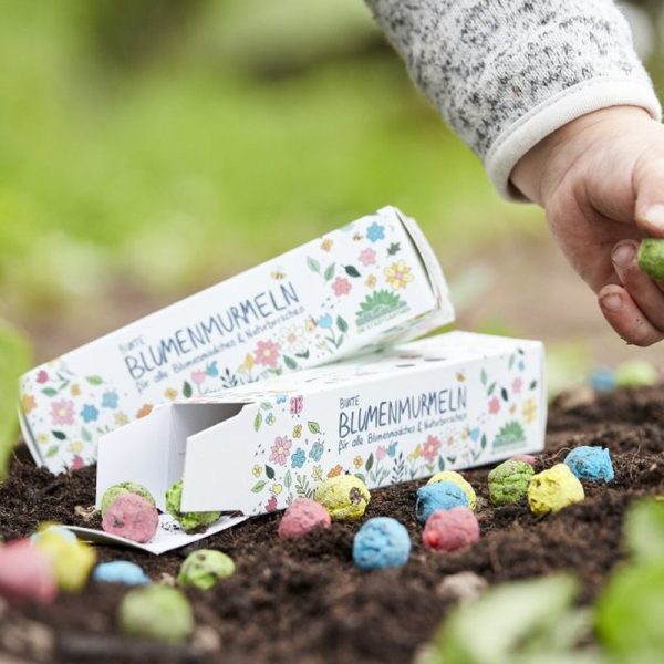 Spalvotų Gėlių Rutuliukų Rinkinys | Colorful Flower Marbles Pack