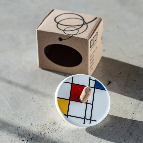 Vilkelis Mondrian | Spinning Top Mondrian Bajo Spinning Top Mondrian — medinis vilkelis, vaizdas iš viršaus