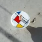 Bajo Spinning Top Mondrian — medinis vilkelis, detalės