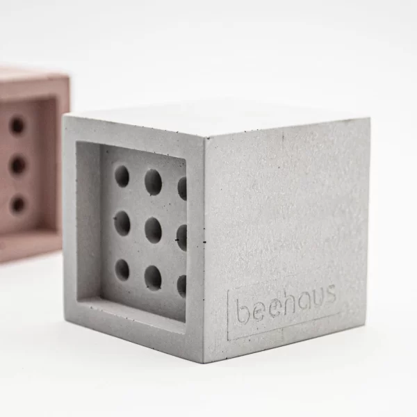 BEEHAUS CONCRETE BEE HOTEL - GREY CUBE