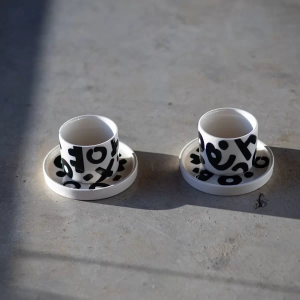 Espresso Tokijas - Vulcano Juodos Spalvos Komplekt | Espresso Tokyo - Volcano Black Set of 2 - 4 pieces