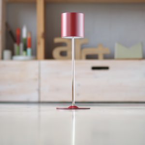 FLYT – tai nešiojamas šviestuvas su pritemdymo (dimmer) savybe ir dviem galimomis gaubto padėtimis.