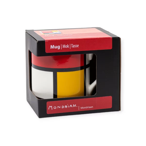 Šis nuostabus Mondriano puodelis pasižymi meno įkvėptu dizainu, perteikiančiu Piet Mondriano darbų esmę.