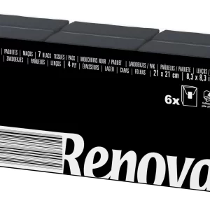 Šių Renova juodų kišeninių servetėlių subtilumas ir stilius keičia kasdienybę.