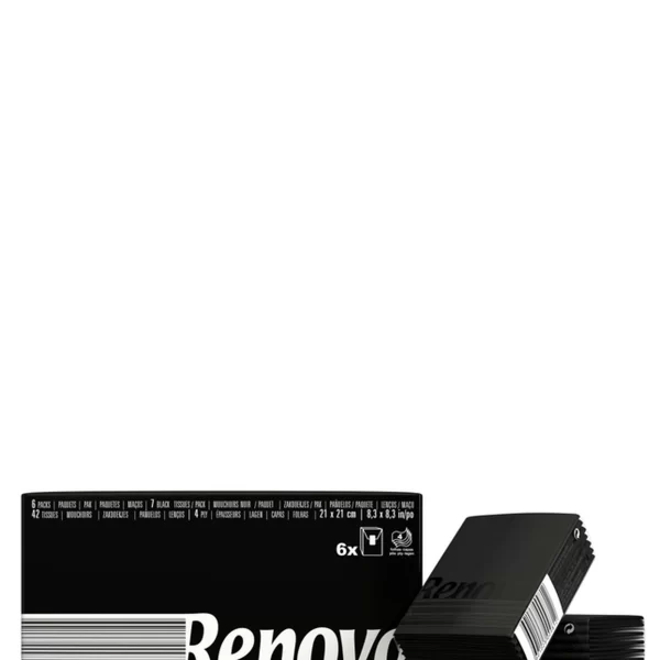 Renova Juodos Kišeninės Servetėlės | Renova Black Pocket Tissues Renova Juodos Kišeninės Servetėlės | Renova Black Pocket Tissues