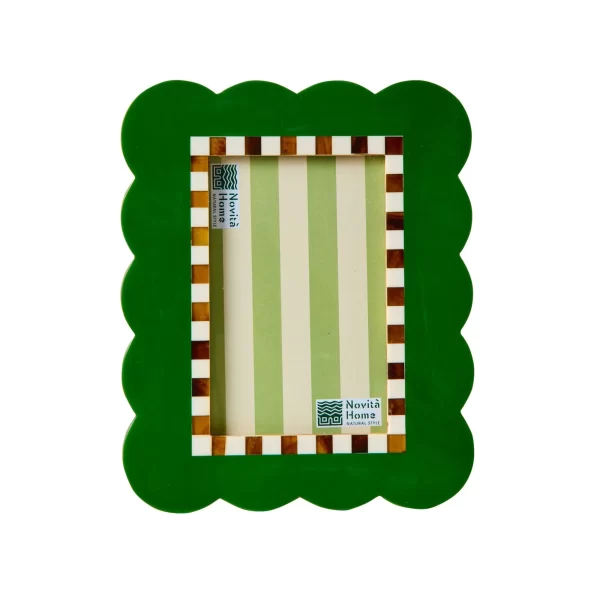 Alavida Green Wave Photo Holder