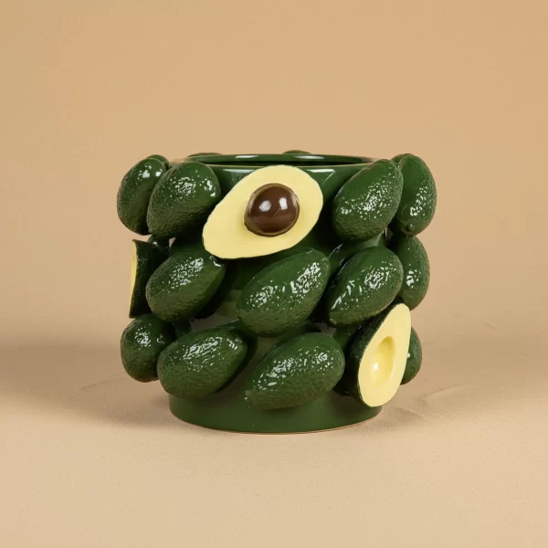 Amalfi - Avokado Keraminė Vaza | Amalfi - Avocado Ceramic Vase Amalfi vaza atneša Viduržemio gaivumą į jūsų namus.