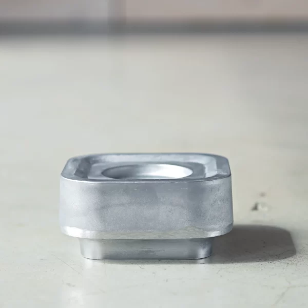 Ettan Candle Holder - Natural Aluminum Ettan Candle Holder - Natural Aluminum