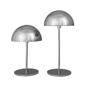 Along Nešiojamos Stalinės Lempos, Chromo Spalvos, 2 Vnt. | Along Portable Table Lamp 2 Pcs. Mini Chrome