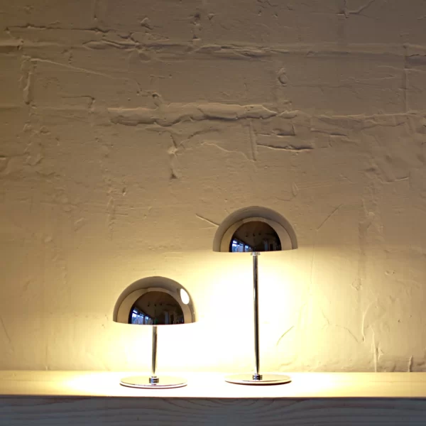 Along Nešiojamos Stalinės Lempos, Chromo Spalvos, 2 Vnt. | Along Portable Table Lamp 2 Pcs. Mini Chrome Stalinės lempos ALONG / rinkinys 2vnt.