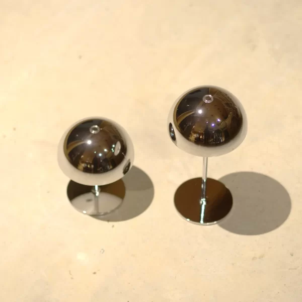 Along Nešiojamos Stalinės Lempos, Chromo Spalvos, 2 Vnt. | Along Portable Table Lamp 2 Pcs. Mini Chrome Stalinės lempos ALONG / rinkinys 2vnt.