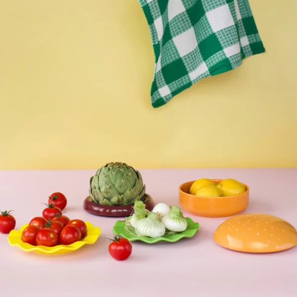 Hamburgerių Lėkščių Ir Dubens Rinkinys | Set de Plats Hamburger Praturtinkite savo valgymo patirtį su žaismingu ir patogiu Hamburgerių lėkščių ir dubens rinkiniu.