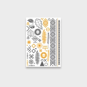 Laikina Tatuiruotė - Metalinė Etnografija | Temporary Tattoo - Metallic Ethnography