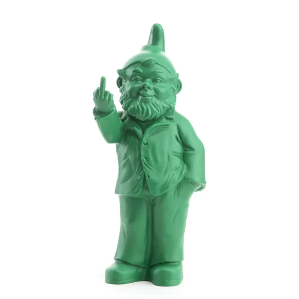 Nykštukas Sponti - Žalias | Sponti - Green „Sponti“ yra įspūdinga skulptūra, pagaminta iš patvaraus plastiko.
