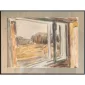 Leonids Āriņš “View from the Window”, 1946 — akvarelė ant popieriaus, 29x46 cm, originalas (aliuminis juodas rėmas, stiklas)...