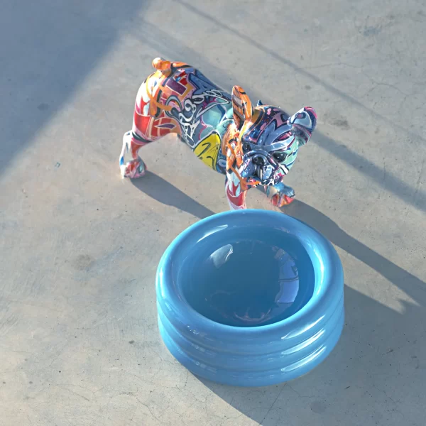 DoggyMood dubenėlis augintiniams | Designer Ceramic DoggyMood Bowl „Seletti“ ir „United Pets“ kartu sukūrė revoliucinę kolekciją, skirtą keturkojams draugams.