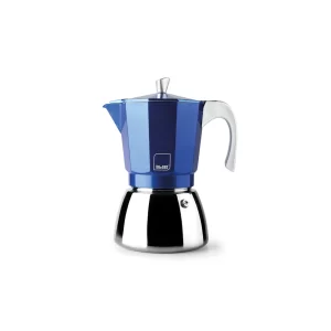 Mėlynas espreso kavinukas ELBA, 3 puodelių | Elba Blue Espresso Coffee Maker, 3 cups