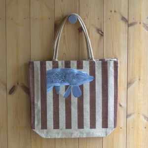 Krepšys „Ilsiuosi ir kvėpuoju” – Džiutas | Bag “Resting and Breathing” – Jute