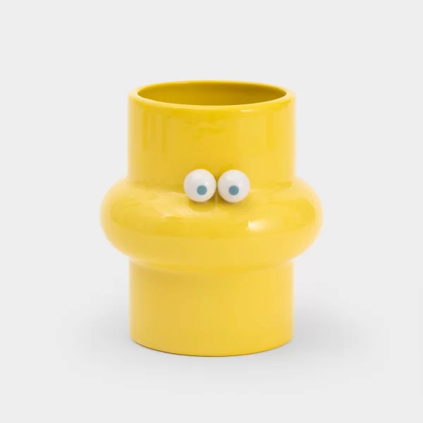 Lucas Zanotto 'CUTE CUP' puodelis — geltonas | Lucas Zanotto 'CUTE CUP' — Yellow Lucas Zanotto puodelis 'CUTE CUP'