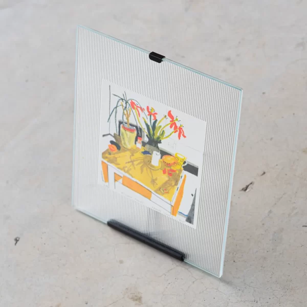 Riso print KITCHEN TULIPS , Rebeka Lukošus – menininkė ir iliustruotoja.
