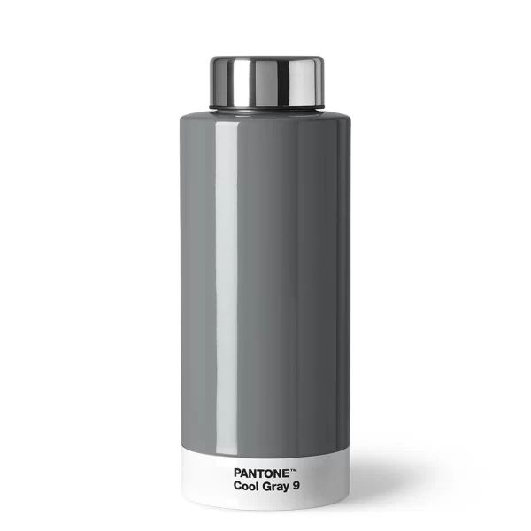 Pantone Termo gertuvė 500 ml, Pilka Cool Gray 9 C | Pantone Thermo Steel Drinking Bottle 500 Ml, Cool Gray 9 C Šis patvarus nerūdijančio plieno termo butelis visada atkreipia dėmesį.