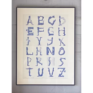 Alfabetas / Austė Skardžiukaitė Riso Print | Alfabetas / Austė Skardžiukaitė Riso Print