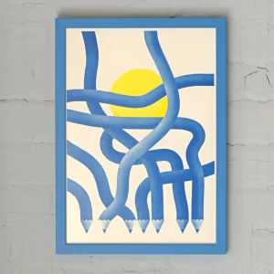 Risograph Print Colouring for Ukraine