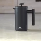 „Grønenberg“ nerūdijančio plieno prancūziškas French Press kavinukas juodos spalvos.