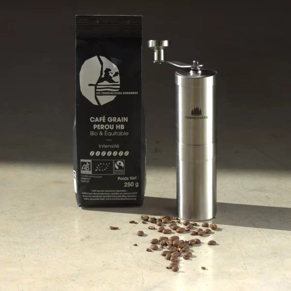 Rankinė kavamalė | Manual Coffee Grinder „Grønenberg“ rankinis kavos malūnėlis – tiksliam malimui — „espresso“, prancūziškam („French Press“) ir filtriniam kavos...