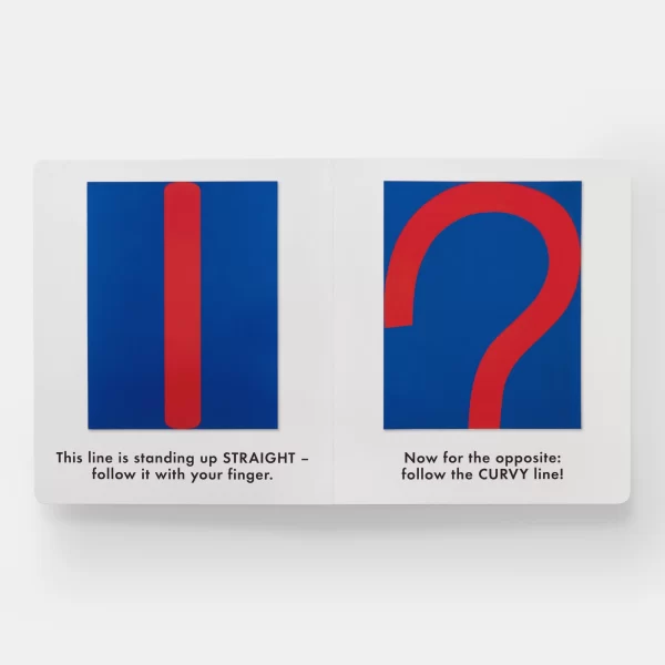 Novatoriška meno knyga vaikams | Up, Down & Other Opposites: with Ellsworth Kelly Ellsworth Kelly paveikslai ir skulptūros – pagrindiniai šio vizualaus priešybių tyrinėjimo objektai.