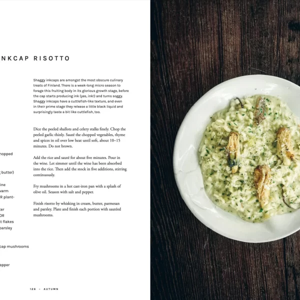 Knyga - šiaurės receptai 72 mikrosezonams | Chef's Wild Nordic - Recipes for 72 Micro-Seasons Maisto gaminimo vadovas - foto meditacija pagal šiaurietiškos gamtos ritmą, padalintas į 72 mikrosezonus.