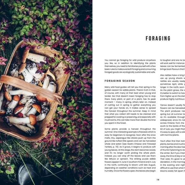 Knyga – Receptai iš laukinių uogų, grybų ir žolelių | Food in the Wild – Recipes for Foraged Berries, Mushrooms and Herbs Sveiki atvykę į gamtos kelionę, kur patiekalai yra laukiniai.