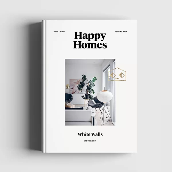 Suomių interjeto knyga, anglų kalba | Happy Homes: White Walls Baltos sienos – tai bendras visų šioje knygoje pristatomų suomiškų namų bruožas, tačiau kiekvieni jų pasižymi savitu...