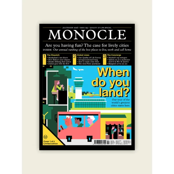Perverskite mūsų liepos/rugpjūčio mėnesio numerį ir sužinokite apie kasmetinį „Monocle“ geriausių vietų gyventi, dirbti ir...