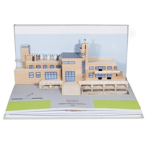 3 pop-up architektūros albumas | 5 Houses - Pop-up Architecture Book 5 Houses – tai Dominique Ehrhard pop-up knyga, skirta XX amžiaus architektūrai.