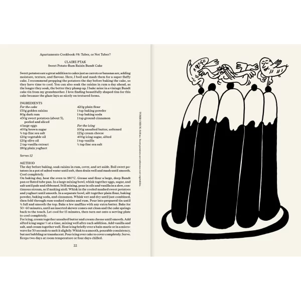 Apartamento receptų knyga | Apartamento Cookbook #8: Tuber, or Not Tuber? Kasmetinė Apartamento receptų knyga pristato įvairius receptus, paremtus šakniavaisiais.