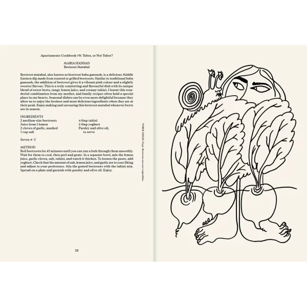 Apartamento receptų knyga | Apartamento Cookbook #8: Tuber, or Not Tuber? Kasmetinė Apartamento receptų knyga pristato įvairius receptus, paremtus šakniavaisiais.