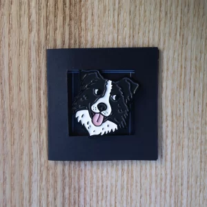 Pin Ženkliukas „Šuo” | Enamel Pin The Dog - Borderkolis