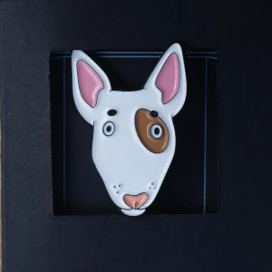 Pin Ženkliukas „Šuo” | Enamel Pin The Dog