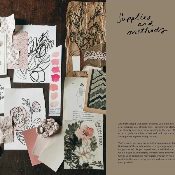 Canvas for Creativity - švelnus gidas į meno žurnalistiką | Canvas for Creativity - A Gentle Guide to Art Journaling Atrask savo vidinį žaismingumą ir įkvėpimą kasdienybėje per meninį žurnalistiką!