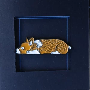 Pin Ženkliukas „Šuo” | Enamel Pin The Dog - Korgis